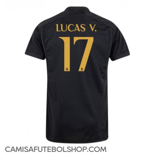 Camisa de time de futebol Real Madrid Lucas Vazquez #17 Replicas 3º Equipamento 2023-24 Manga Curta